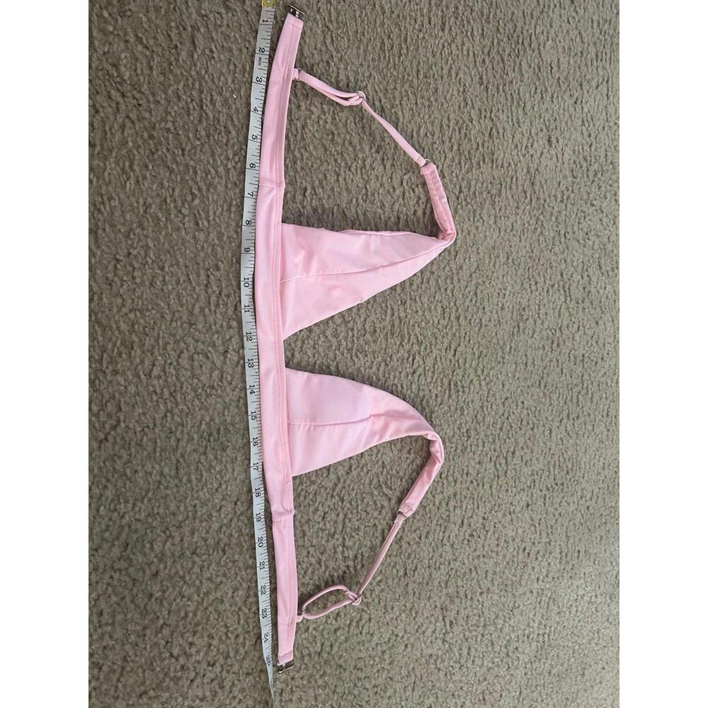 C36 beach wear top bikini pink tiny cute pink small
